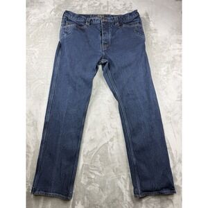 Triple Aught Design Jeans Men's‎ 36x30 Dark Wash Blue Made In USA EUC